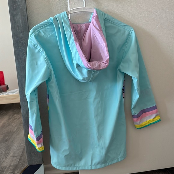 ADDIE & TATE UNICORN RAIN JACKET COAT SIZE 8/9 - Picture 2 of 3